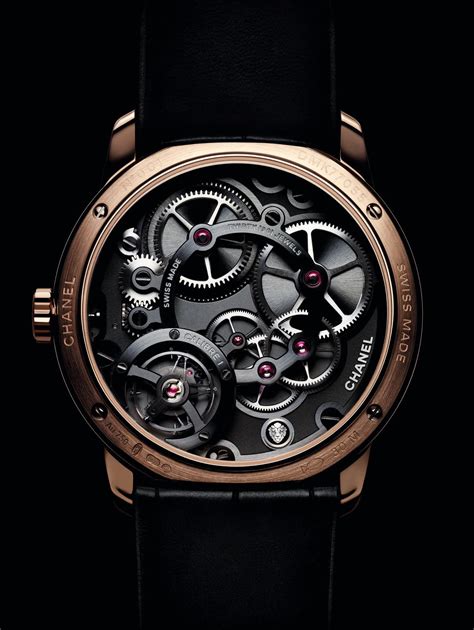 montre chanel homme noir|monsieur de chanel price.